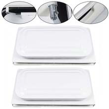 2Pcs Large Pop Up Roof Air Vent Large Horse Float Trailer Caravan RV 53*29cm - White - View 1