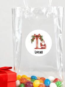 12/24/36/48/60pcs, Personalised Christmas Matt Or Gloss Sticker Labels, Christmas Stickers, Christmas Labels, Christmas Gift Labels, Christmas Decorations For Home, Holiday/Christmas Tag, All-Purpose, Solid Color, Business Casual, Ideal Gifts For Him,Ideal Gifts For Her, Wedding Favor Tag, Custom Name Card,Festive Calendar - Multicolor (Christmas Style) - View 8