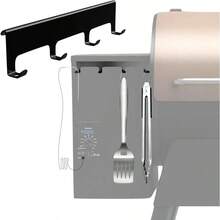 Pellet Smoker Grill Hooks - Hang Utensils And BBQ Accessories - Caddy Organizer - Storage Of Spatula Thermometer Meat Probe - Compatible With Traeger, Pit, Z Grills, Camp Chef - 最初的 - 查看 2