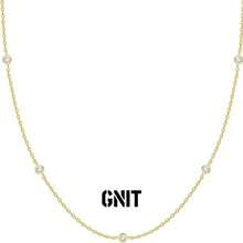 GNIT Gold-Plated Cubic Zirconia Layered Necklace: Elegant And Sophisticated, Suitable For Women, Great For Everyday Wear, Parties, And Valentine's Day