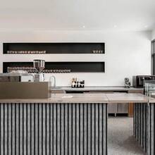 Papel Tapiz Autoadhesivo, Papel de Contacto Madera Mate Impermeable, Papel de Contacto Impermeable para Renovación de Muebles de Casa Oficina (Azul Blanco) - Raya Negro-Negro - Ver 9