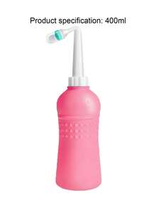 1 szt. 500 ml przenośny bidet, 400 ml/450 ml/500 ml ręczny bidet podróżny, wąż rozciągliwy z 14 dyszami, nadaje się do użytku na zewnątrz i w podróży, higiena intymna, pielęgnacja po porodzie, akcesoria łazienkowe, narzędzia łazienkowe