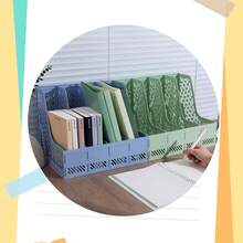 Desktop Storage & Organization Box, Book Shelf, File Rack, Document Holder, A4 File Organizer