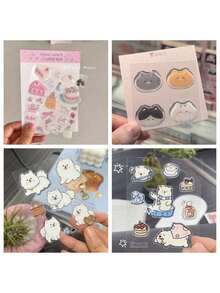 Cat Jelly Cute Stickers With High Beauty DIY Mobile, Tablet, Account, Decoration, Guka