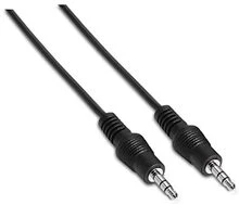CABLE AUDIO ESTEREO AISENS JACK 3.5 MACHO A JACK 3.5 MACHO 30CM NEGRO A128-0141