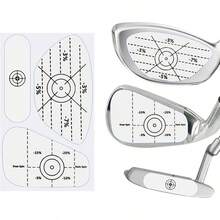 5 - In - 1 Training Kit: Grip Trainer, Swing Correcting Arm Band, High - Resolution Impact Tape Correct Position, Adjustable Tee Height Club Groove Sharpener Adjusting Hitting - Hồng - Xem 9