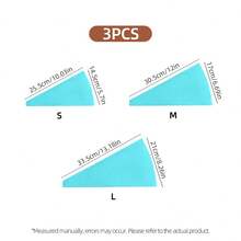 3pcs EVA Cake Decoration Bag Set, Reusable, Plastic Pastry Bag, Suitable For Baking, Various Sizes 25.5/30.5/33.5 Cm, With Frosting Tips, Suitable For Christmas, Halloween, Easter, Hanka, Mother's Day, Baking Tools