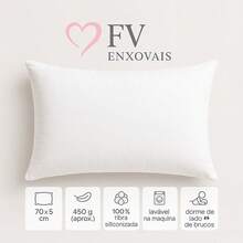 Smart Pillow Imported Fiber Anti-Allergic Anatomical Support Soft Medium Orthopedic Extra Soft - 03 白色 - 查看 4