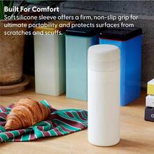 WandP Porter Insulated Bottle 20 Oz Charcoal Terrazzo Clean Taste Ceramic Coating For Water Coffee And Tea Wide Mouth Vacuum Insulated Dishwasher  WPPCB20TZCH