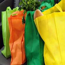 Lecute 10 Reusable Bags 45x50 Cm - Multicolor - View 6