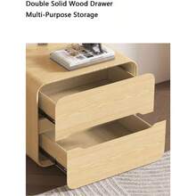 Modern Night Stand, Multifunctional Storage Bedside Cabinet Sofa Side Table Nordic Bedside Table with 2 Drawers Living Room, Bedroom and Small Spaces Color: D, Size: 50 * 37 * 48cm - 40*37*48CM + E - Ver 8