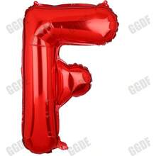 40 Inch Big Red Letter Balloons Foil Mylar Wedding Bachelorette Wedding Birthday Bridal Shower Anniversary Celebration Graduation Party Decoration Alphabet F AZ - 紅大 - 查看 4
