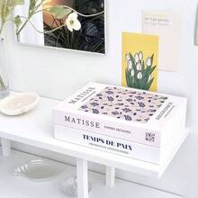 Book Cord Organizer, Book Shaped Cord Organizer with a Bundle of Ties, Book Decor, Cord Hider Management, Storage, Home Decor A - #A - Ver 3