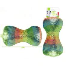 1 Giocattolo masticabile a forma di mosca colorata per cani, 13CM, giocattolo per animali domestici durevole, giocattolo interattivo da masticare per cuccioli