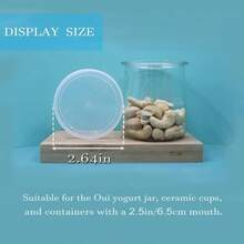 Yogurt Jar Lids Oui - 12 Pack Lids Oui, Yogurt Container Lids Plastic - 12+1 - View 5