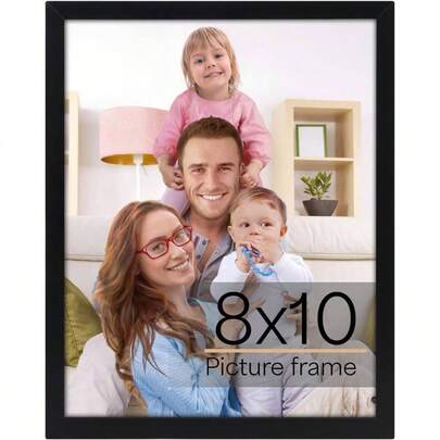 8x10 Picture Frame Black, 8 By 10 Photo Frame Wall And Tabletop Display, Single