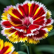 Semillas de clavel mixtas para plantar al aire libre, pétalos de flores perennes variados en colores surtidos con amarillo, blanco, rojo y morado para el jardín delantero, entrada de casa, patio, balcón y oficina, flores y plantas de horticultura natural - Moderno - Ver 5