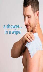 Super Fresh Shower Wipes Large Unscented Body Wipes For No Rinse Bathing Personal Hygiene Gym Travel Camping Enriched With Aloe And Vitamin E 10 Individually Wrapped Disposable Sheets - ColorD - 查看 2