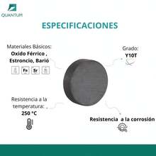 Imn de ferrita redondo, 18mmX4mm 50Pack, Imanes ceramicos redondos, iman de ferrita circular para Refrigerador, hogar, oficina, taller, proyectos escolares, magneto terapia - 18 mm x 4 mm (paquete de 50) + 50 - Ver 5