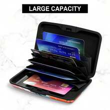 RFID Blocking Mini Aluminum Card Holder Wallet For Women - 月光貓 - 查看 11