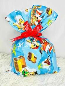 Metallic Gift Bags 30x45 With 50 Units For Children - Pirate Bear 30x45 - View 1