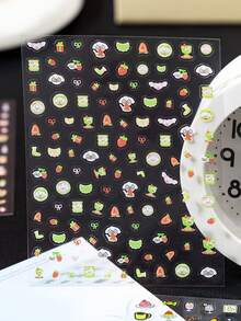 32 件迷你装饰剪贴纸书，多巴胺 5.0 鼻夹图案，适用于儿童日记、美甲 - 彩色 - 查看 7