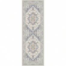 Soft Neutral Area Rugs 5x7, Washable Rug With Non Slip Backing, 5 X 7 Faux Cashmere Low-Pile Carpet, Cream White & Blue & Light Brown,  2025 Design - Purple & Cream - View 8
