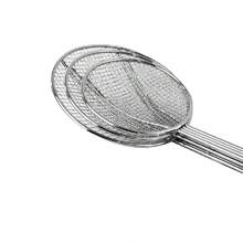 Kit 3 Espumaderas Redondas de Malla Fina Acero Inoxidable – Cocina Profesional y Precisa - Plateado - Ver 2