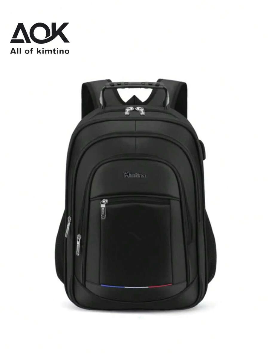 Unisex Backpack Water Resistant Waterproof Reinforced Steel Cable For School Travel Social Elegant Great Promotion Random Model Shipping - 黑色 - 查看 1