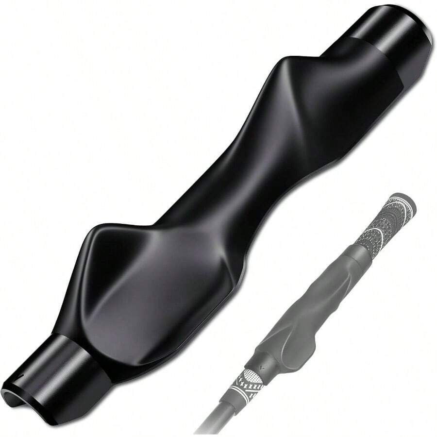 Grip Trainer, Grip Trainer Clubs - Right Hand Training Aid With Design, Corrects Grip Posture And Improves Swing Accuracy - màu đen - Xem 1