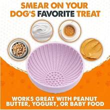 Bol d'alimentation pour animaux de compagnie à alimentation lente en silicone, bol d'alimentation pour chat et chien anti-dérapant et anti-renversement, tapis de léchage à ventouse pour la digestion