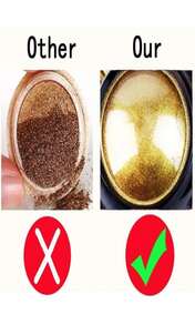 Holographic Mirror Gold Nail Chrome Powder Effect Metallic Dust Sequins UV Gel Gold Chrome Nail Powder Pigment For Nail Art Decoration, Gold Chrome Powder For Nails - MàuE - Xem 9