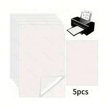 A4 尺寸空白水溶性刺绣稳定纸 - DIY 刺绣纸，可打印中等重量纸 - 适用于手工和机器刺绣，兼容印刷和绘图图案，刺绣工具，刺绣配件，可定制尺寸，适用于家居用品，DIY 手工艺品项目，成人工艺品，缝纫配件，十字绣，缝纫面料，缝纫图案，工艺用品，生日礼物，个性化礼物，祖父母的礼物