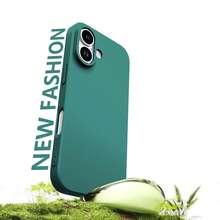 液态硅胶手机壳适用于 A06 A16 A26 A36 A56 A15 A35 A55 适用于 Galaxy S25 Ultra 适用于 13 16 Pro Max 11 - 墨綠色 - 查看 2