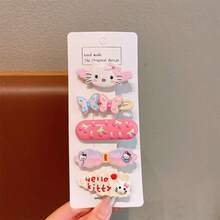 (Autorizzato) Nuovo Molletta per capelli Kuromi Katy Cat Meat Cinnamon Roll Meileti di Sanrio, raffinato accessorio per capelli di alta qualità per bambine, decorazione per capelli Sanrio, scelta perfetta per foto e check-in, regalo di compleanno, regalo di Natale