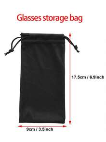 1/2/3 Pcs Shock-Proof Eyeglass Case, Portable Sunglasses/Prescription Glasses Storage Bag, Anti-Lost Hanging Protective Box - Multicolor - View 8