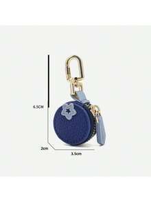 Monedero de fresa con llavero, dije de fruta 2025 Nueva bolsa de dinero compatible con Airtag para mujer, billetera mini, monedero, monedero de monedas (Tenga en cuenta que es muy pequeño y solo se puede usar como colgante.)