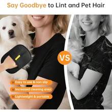 2PCS Pet Hair Removal Glove,Electrostatic Pet Hair Removal Gloves,Reusable Cat & Dog Hair Remover (2PCS) - 3 - View 1