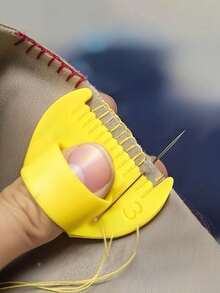 1/2/3/4 件手持缝纫工具 - 耐用的塑料边缘缝合锁和编织工具，适合初学者和老年人，间距为 4 毫米和 3 毫米，非常适合 DIY 缝纫项目，缝纫配件 | 人体工程学设计 | 表面光滑 - 彩色 - 查看 5