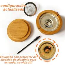 Kit de 18 Piezas ahumador de Whisky,8 sabores Diferentes de Bloques de Madera ,Se Aplica a Bar y coctelería,Regalo único para Hombres/Padre/Marido/Amigos(Sin butano) - 1 - Ver 6