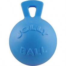 Jolly Pets TugnToss Heavy Duty Dog Toy Ball With Handle 8 Inches Large Blueberry - Blueberry - View 1