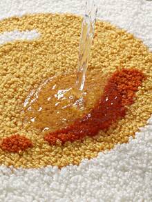 1pc Cartoon Egg Bathroom Rug, Soft Absorbent Bath Mat Accessories, Non-Slip Backing Carpet And Machine Washable, Suitable For Living Room, Vanity, Bathtub, Shower, Sink, Khaki, Thickened & Plush Entryway Decor Bathroom Kitchen Decor, Laundry Room, Festival Decor Room, Entryway Rug, Runner Rug, Autumn, Winter, Bedroom Decoration, Autumn Decor, Carpet, Halloween, Thanksgiving, Christmas Decoration