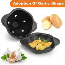 Asador de ajos de hierro fundido pre - sazonado, asador ahumador de hierro fundido, asadors de ajos de hierro colado con, asadors de melaza para hornos de cocina, barbacoas al aire libre - inicial - Ver 1