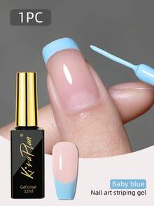 2支/4支装 12毫升超亮金属美甲凝胶,闪光银色、金色、白色、黑色彩绘凝胶,半永久UV凝胶指甲油 - 彩色 - 查看 26