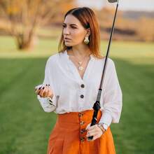 Right - Hand Grip Trainer U2013 Swing Training Aid Hand Positioning Anti - Slip Grip Trainer Beginners Pros Improve Accuracy, Power Consistency - Dụng cụ tập cầm gậy đánh golf màu đen - Xem 8