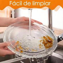 31.5cm 12.4 Plato de vidrio para microondas, charola giratoria resistente al calor, accesorio para calentar comida, apto para lavavajillas, placa de microondas 31.5 - 30,5 centímetros - Ver 4