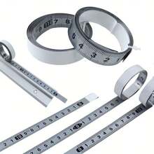 木工自粘式金属卷尺 - 精密刻度尺，39.37 英寸 - 236.22 英寸，兼容斜切轨道和重型轨道