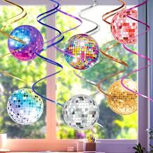 Disco Party Decorations, 39PCS Disco Ball Party Decorations, 70s Decor Disco Ball Decor Ceiling Decorations Hanging, Dance Party Decorations 70s 80s Birthday Retro Disco Garland Party - Đầy màu sắc - Xem 5