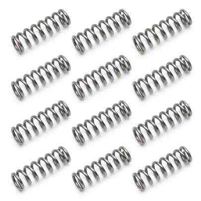 20pcs Small Compressed Spring 304 Stainless Steel Pen Spring, Release Spring 10 - 30mm 0.39 - 1.18 Length, Outer Diameter 4 - 6mm 0.16 - 0.24 Small Springs Compression0.4mm*5mm*20mm