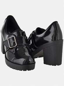 Women's Oxford Tractor Shoe - 黑色 - 查看 4